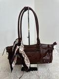 MALIA SCARF SHOULDER BAG – Braun