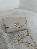 FELINA BEE CHAIN BAG – Creme