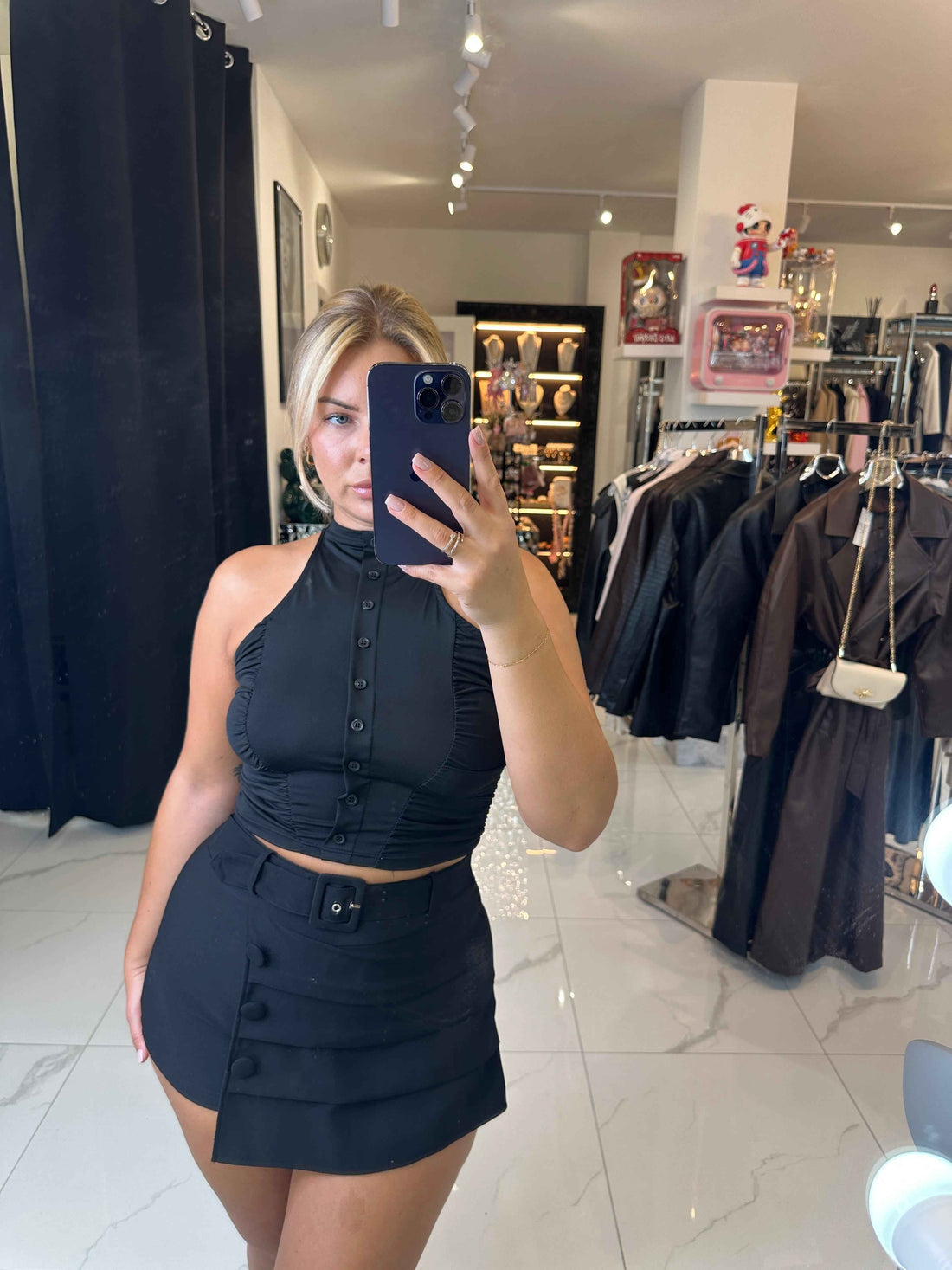 Verona Top – Schwarz