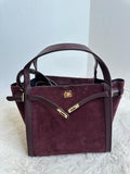 VANIA SUEDE TOP HANDLE BAG