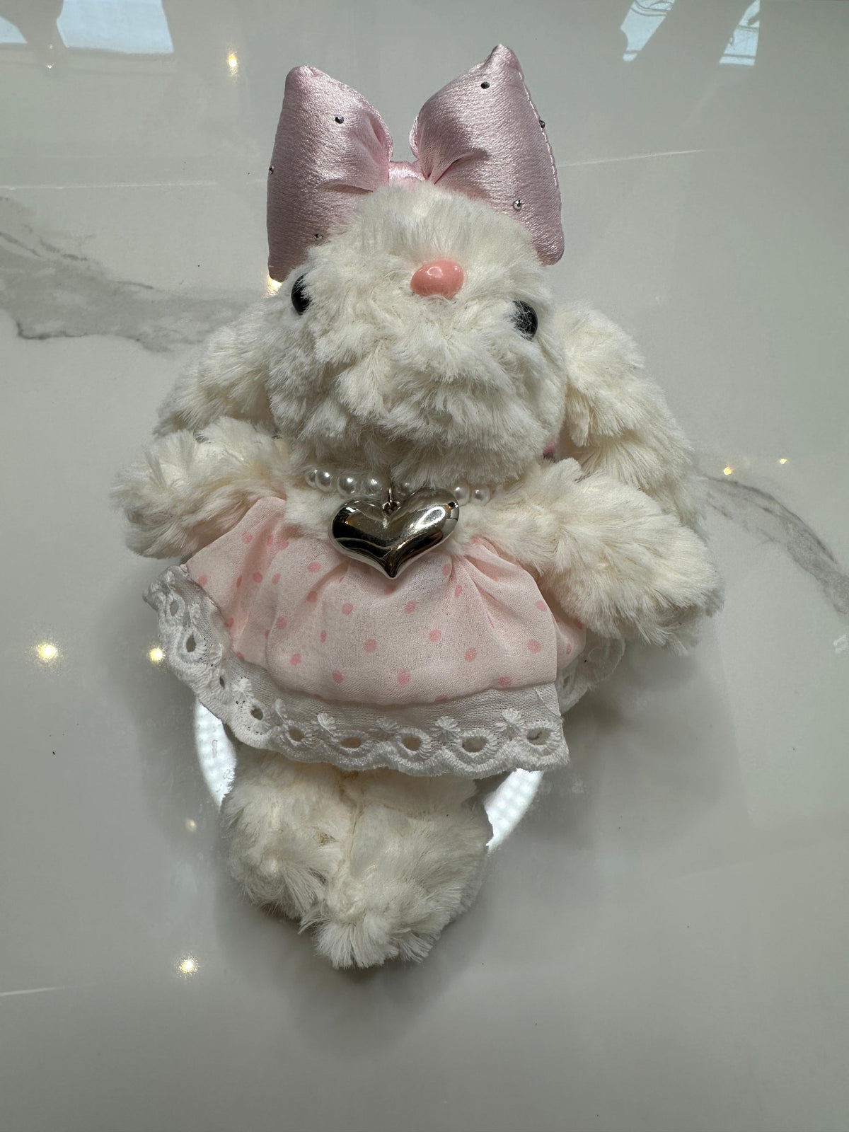 BELLA WHITE PLUSH CHARM