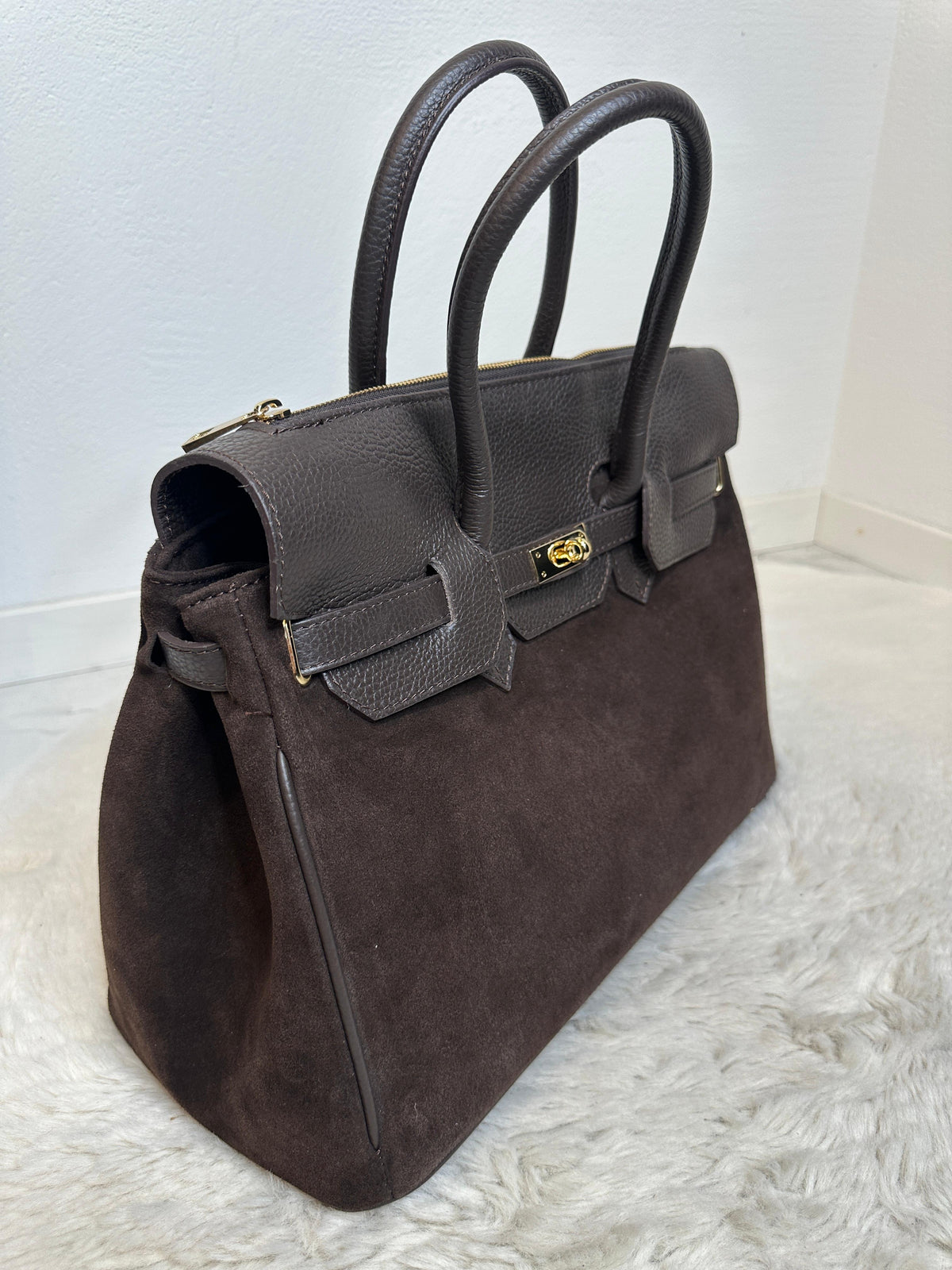 CASSIA SUEDE TOTE BAG