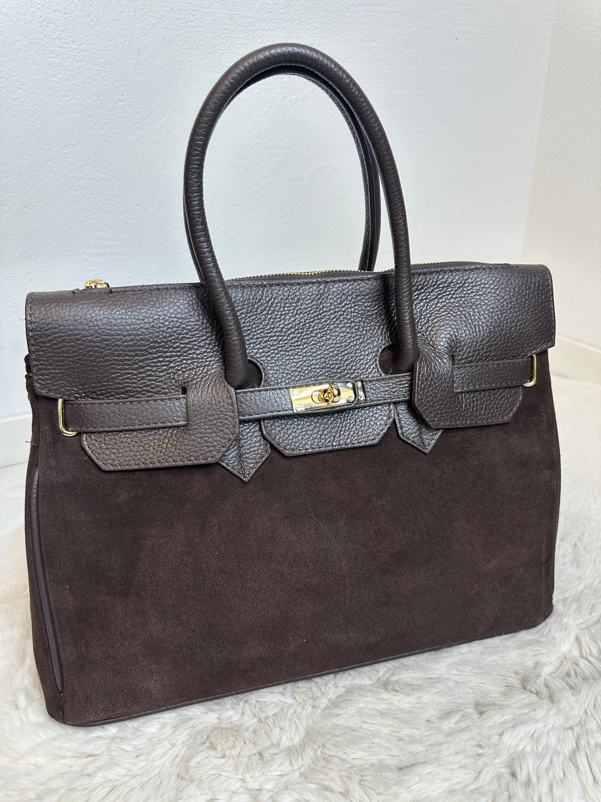 CASSIA SUEDE TOTE BAG