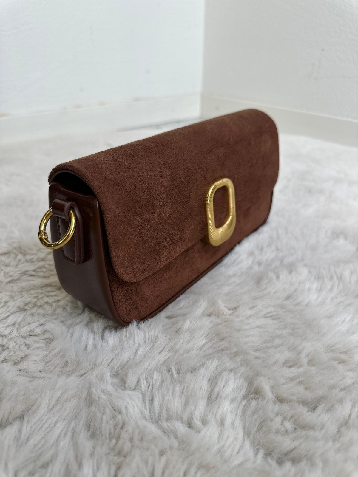 MIRELLA SUEDE BUCKLE BAG