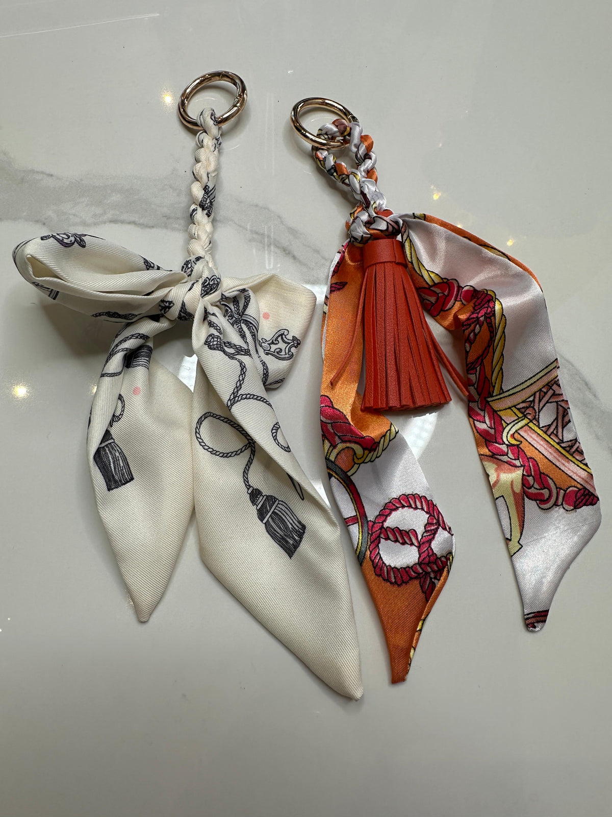 ELLA SILK SCARF CHARM