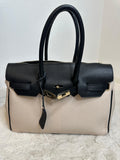 LORINA TWO-TONE HANDBAG