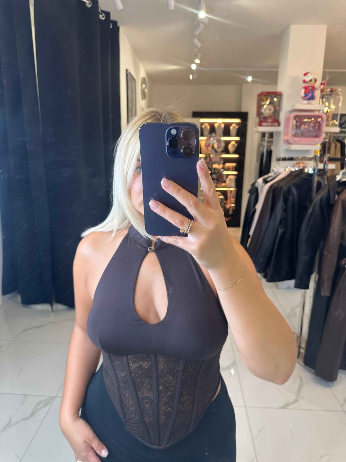 VELORA Lace Corset Body