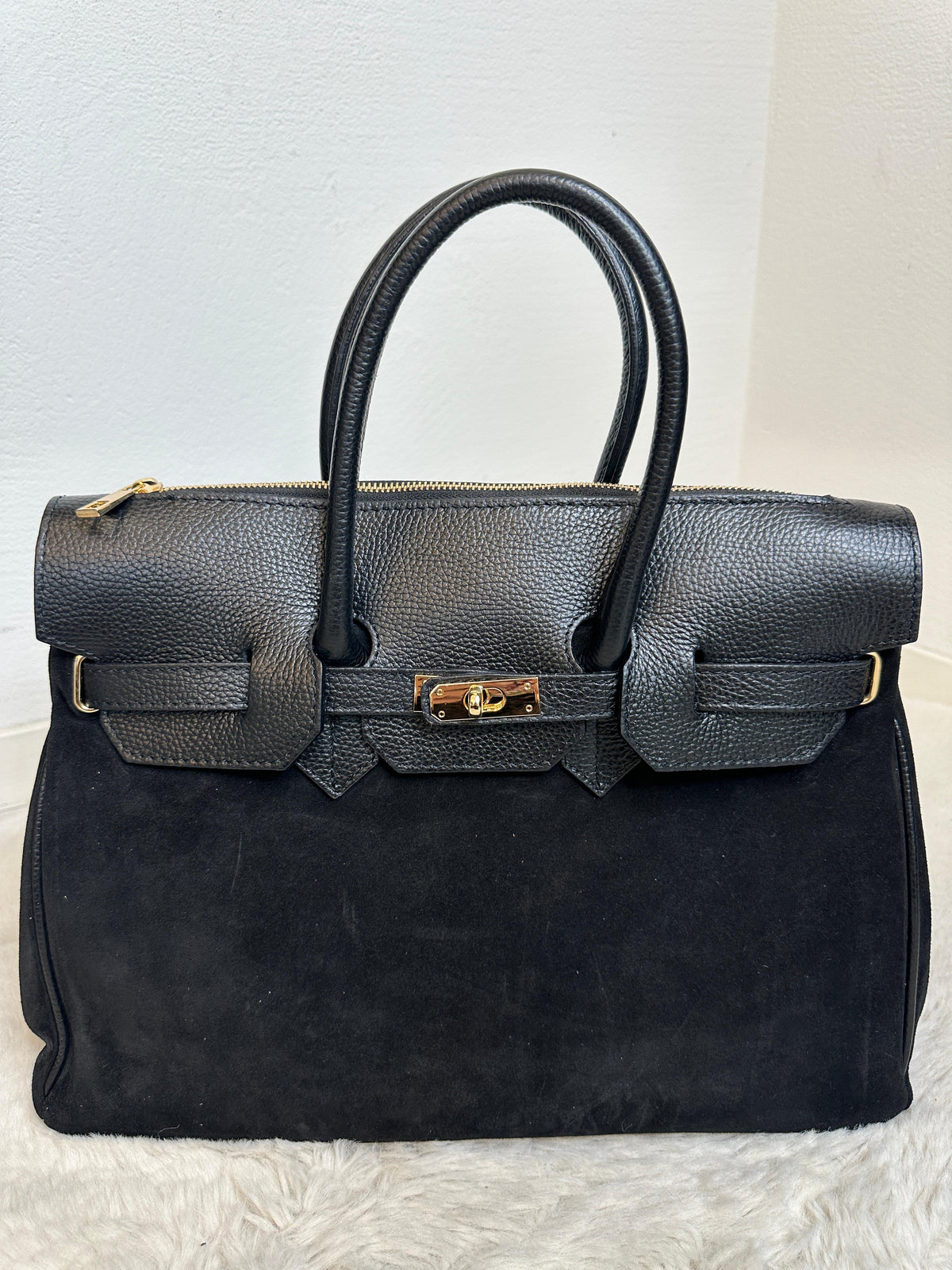CASSIA SUEDE TOTE BAG