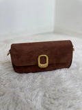 MIRELLA SUEDE BUCKLE BAG