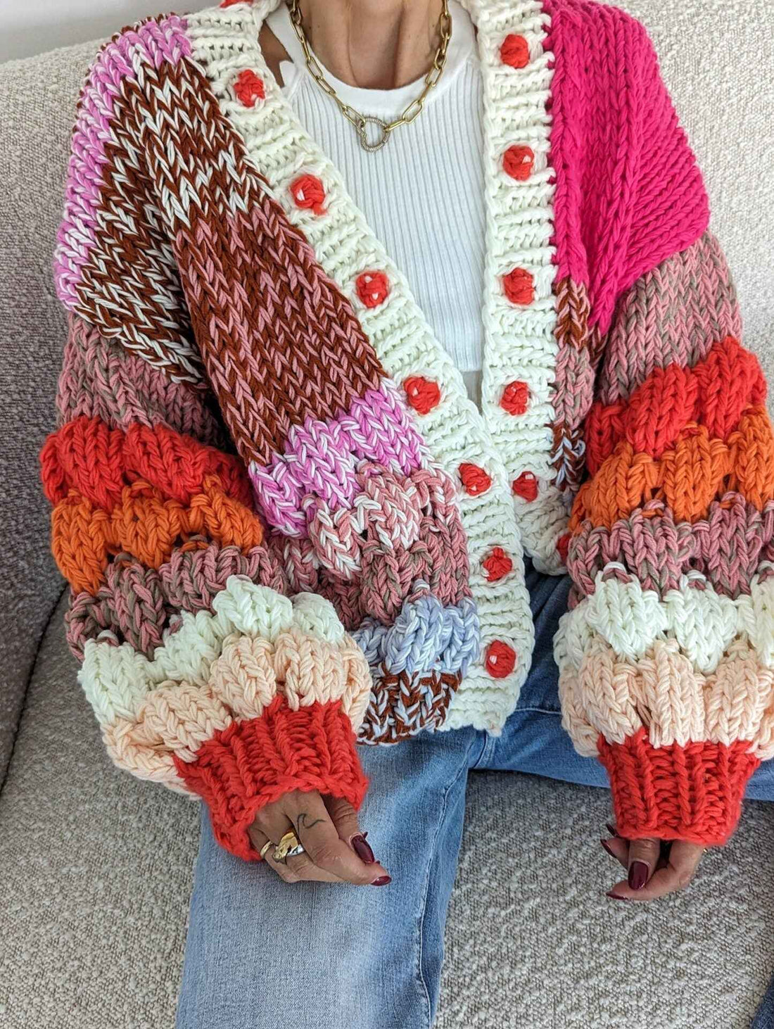 Amour Bow Knit Cardigan