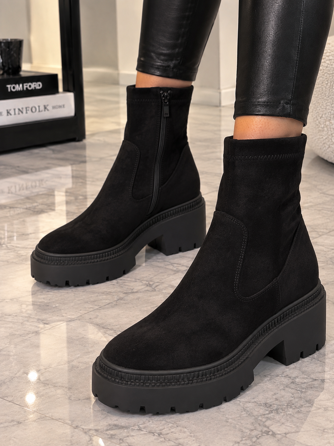 Milano Suede Platform Boots