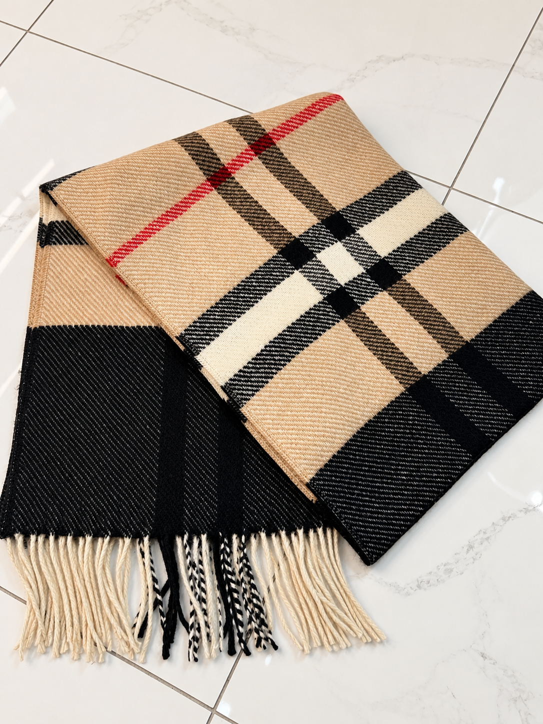 LONDON HERITAGE – Pashmina Schal mit Kaschmiranteil