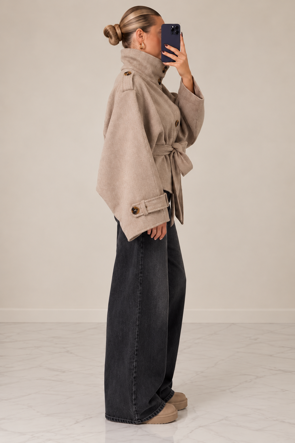 Milano Chic Belted Jacket