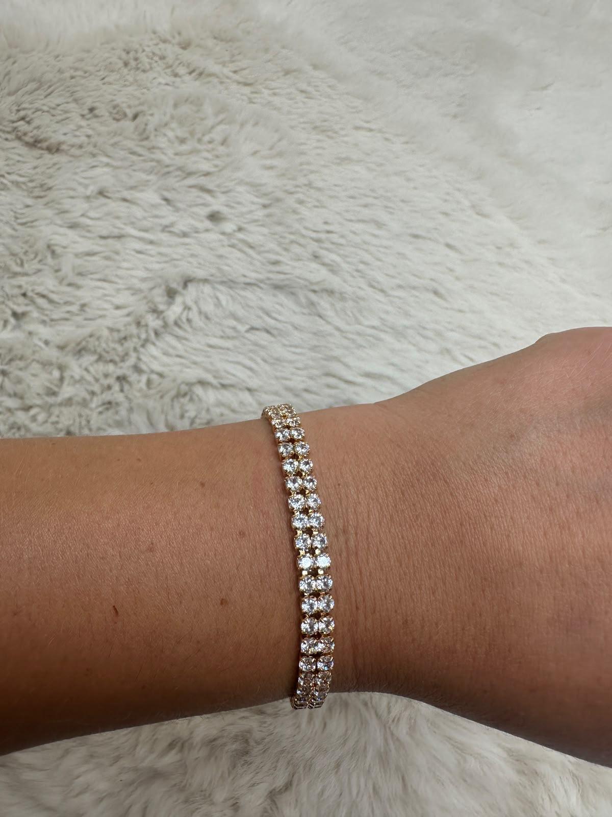 Crystal Line Armband