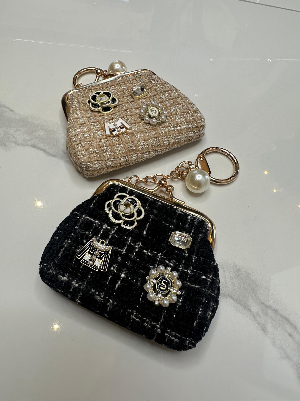 MIRA CRYSTAL MINI BAG CHARM