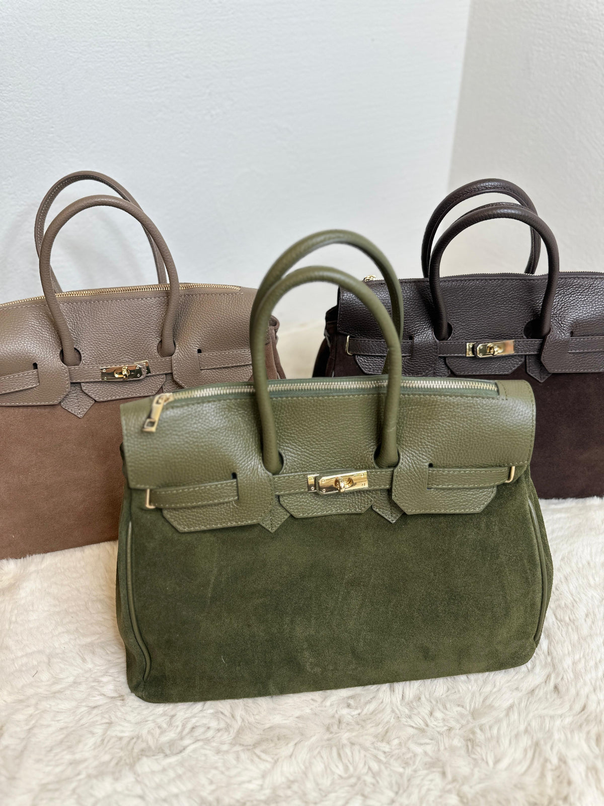 CASSIA SUEDE TOTE BAG