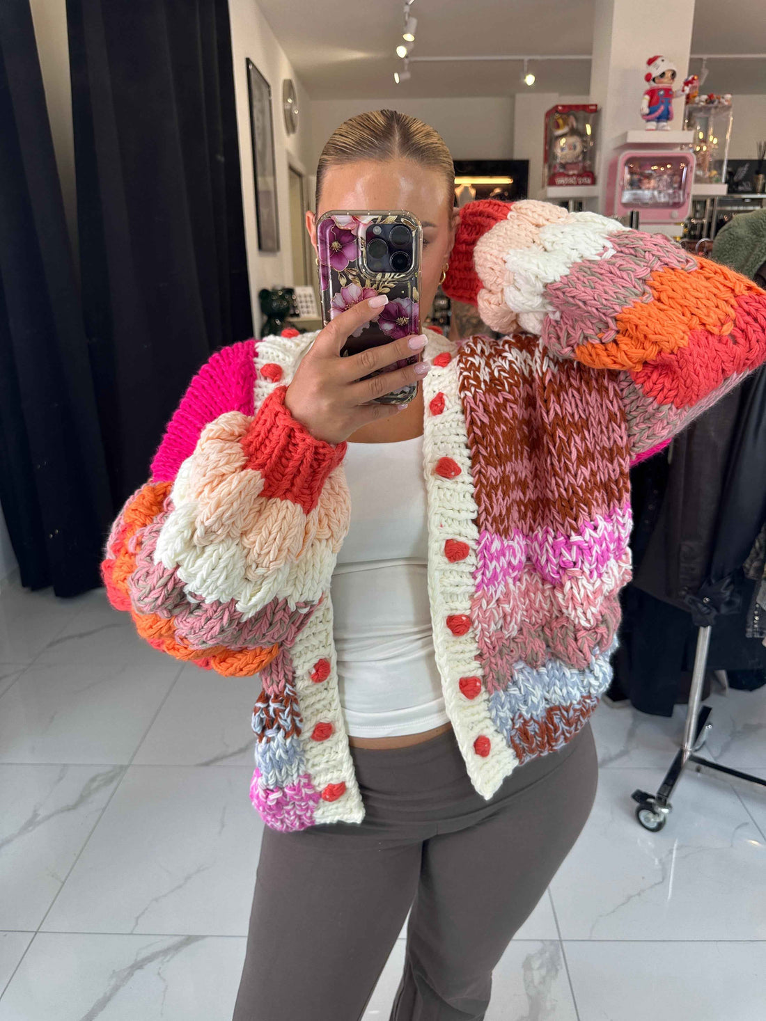 Amour Bow Knit Cardigan