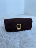 MIRELLA SUEDE BUCKLE BAG – Bordeaux
