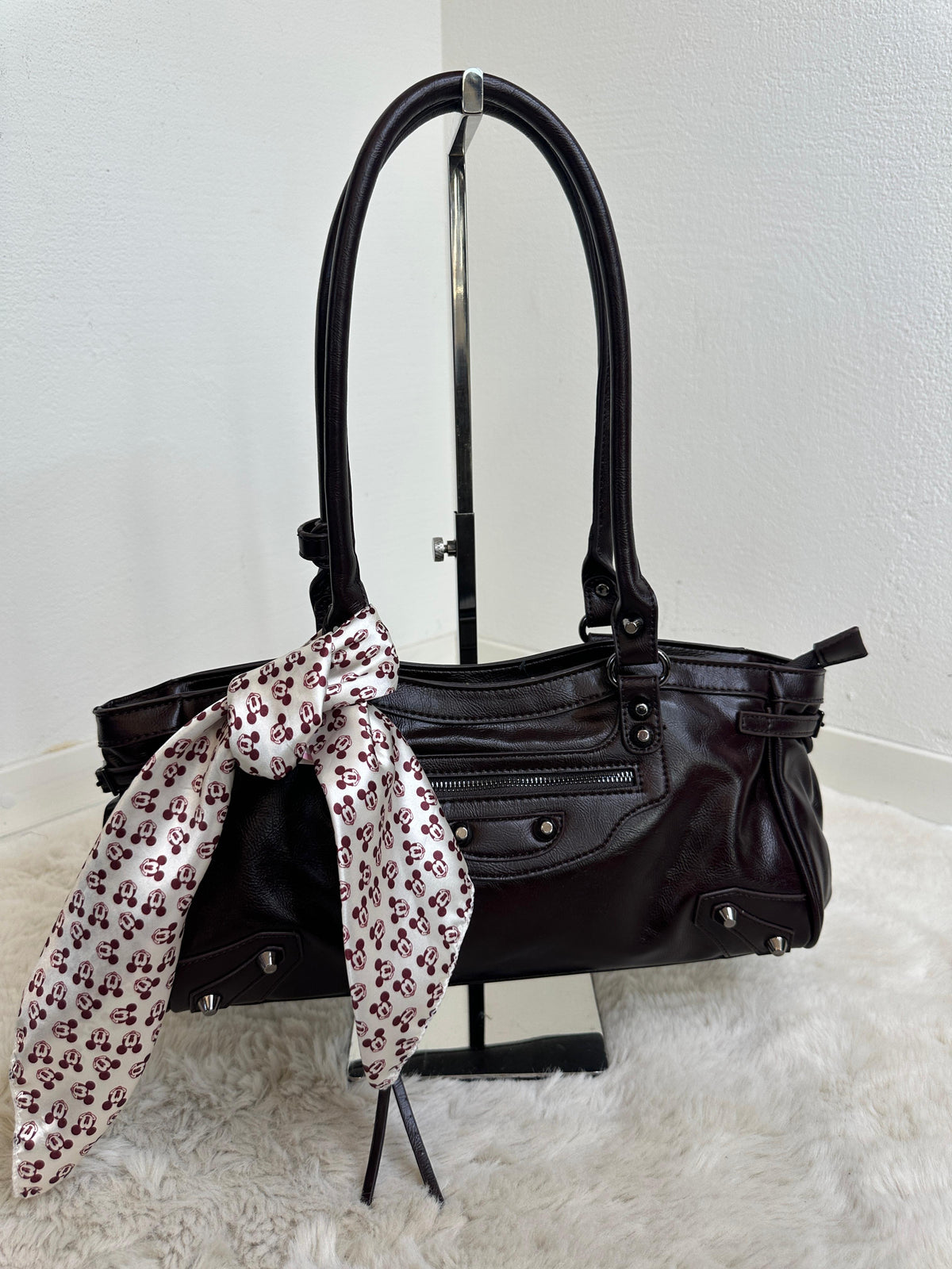 MALIA SCARF SHOULDER BAG